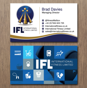 Business Card Design by Pixi Dust for International Fitness Limited | Design: #9767449