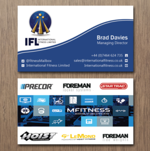 Business Card Design by Pixi Dust for International Fitness Limited | Design: #9767460