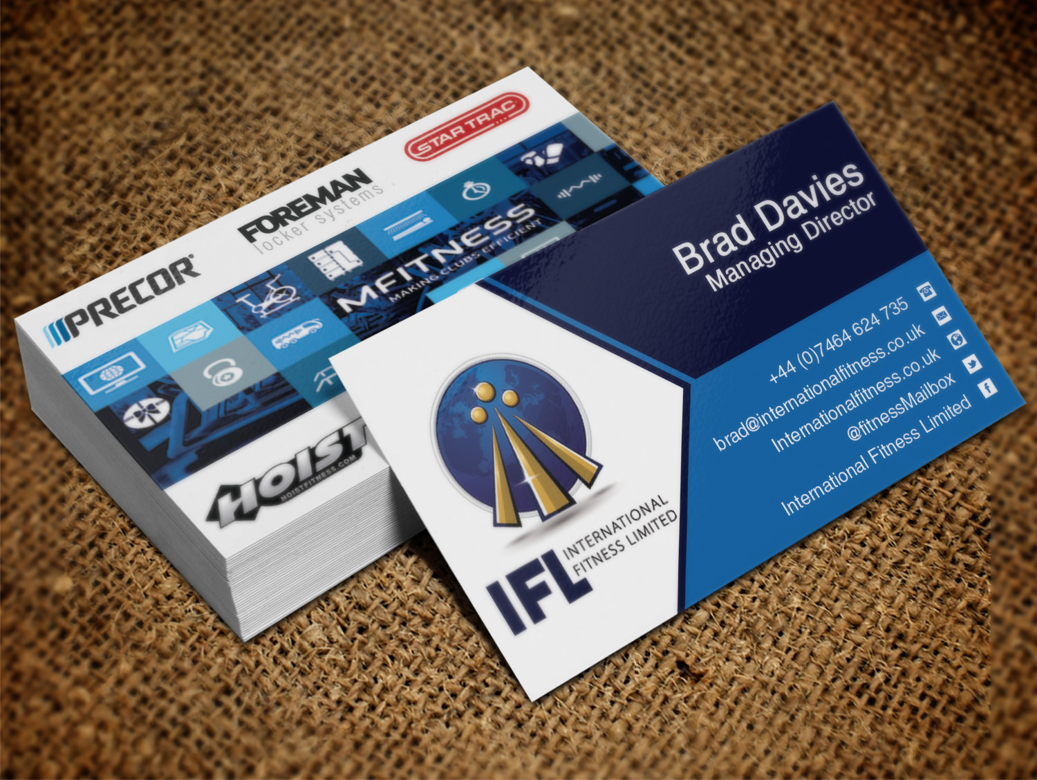 Business Card Design by Pixi Dust for International Fitness Limited | Design: #9854809