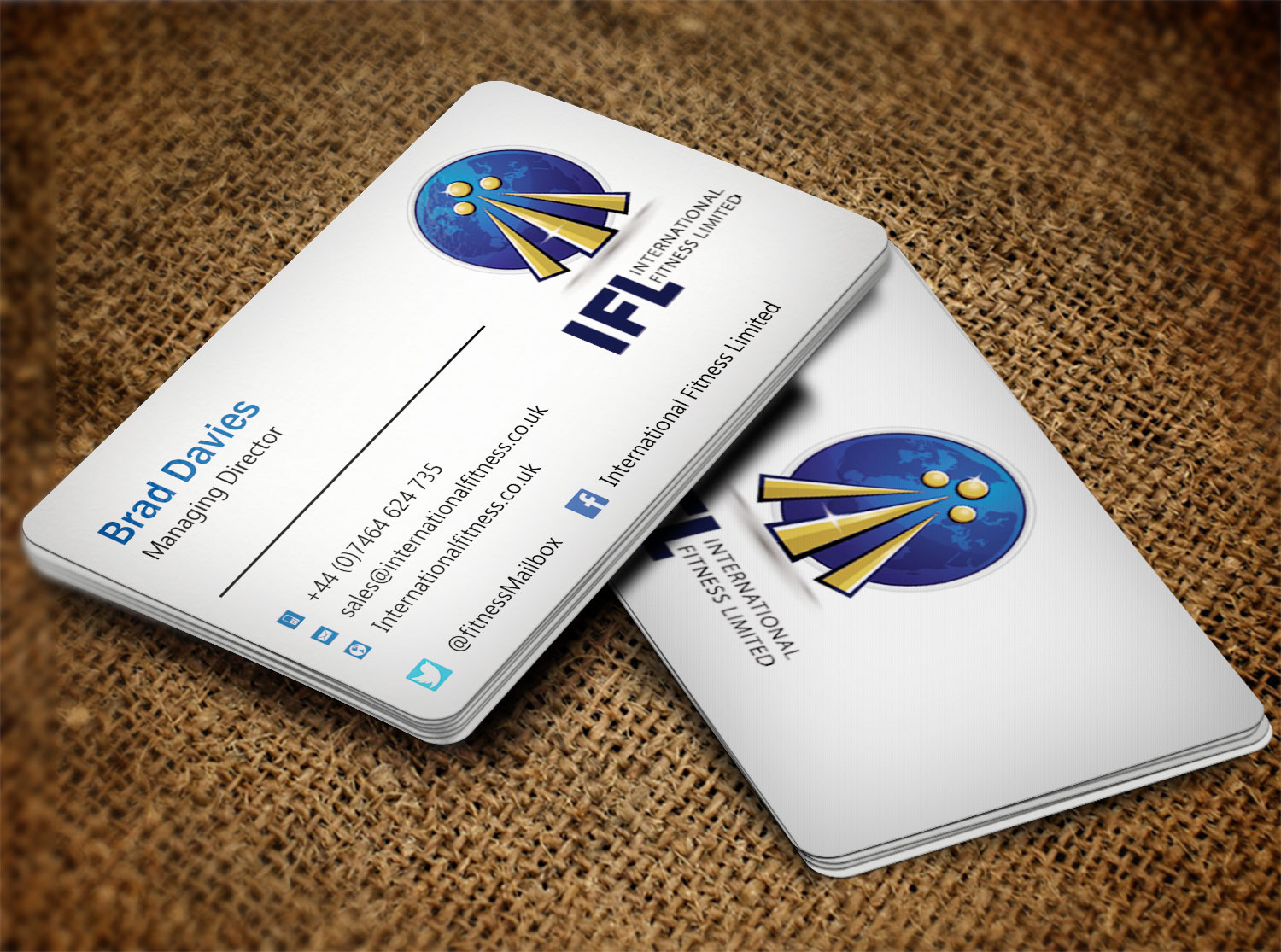 Business Card Design by Lanka Ama for International Fitness Limited | Design #9758064