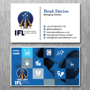 Business Card Design by Lanka Ama for International Fitness Limited | Design: #9767438