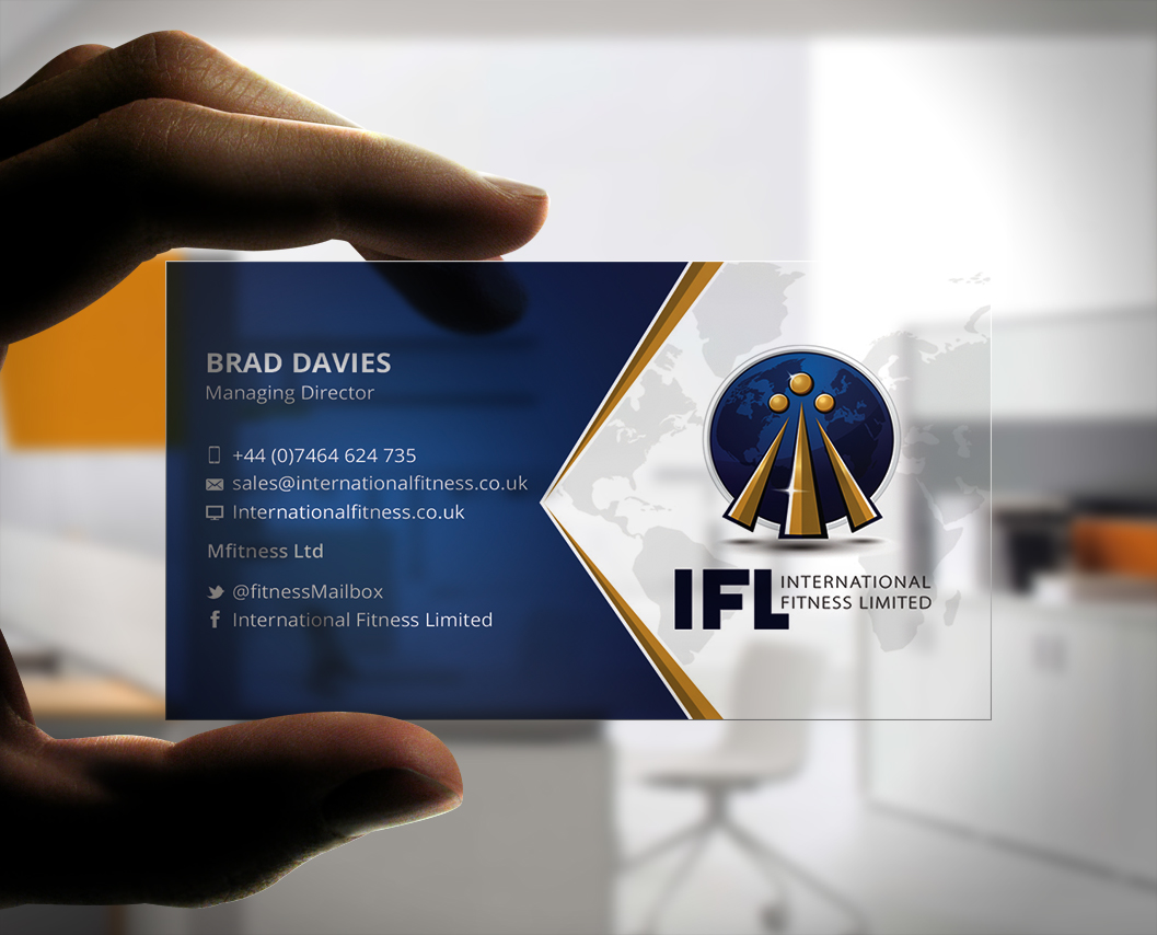 Visitenkarten-Design von Stylez Designz für International Fitness Limited | Design #9838659