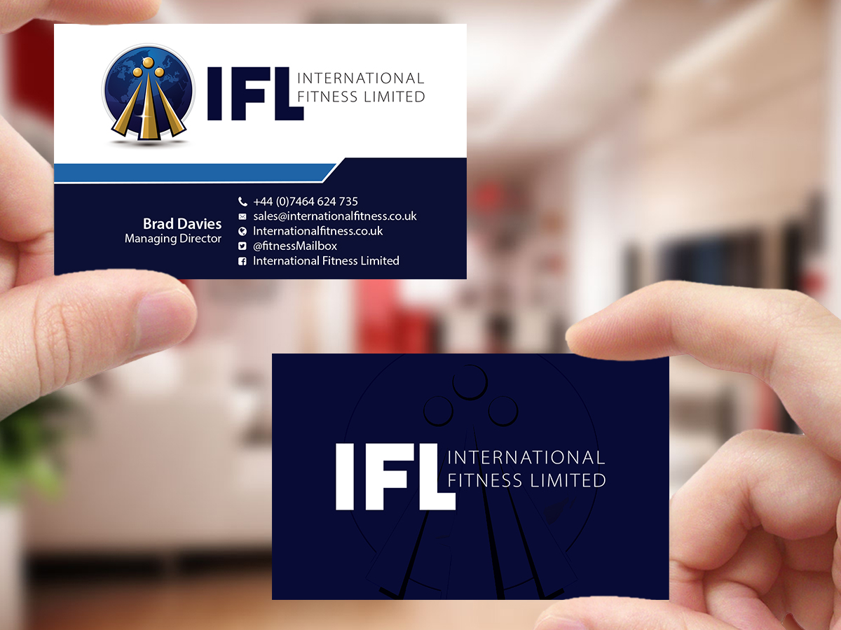 Business Card Design by Creations Box 2015 for International Fitness Limited | Design #9771214