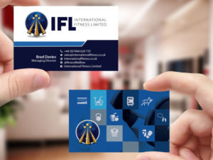 Business Card Design by Creations Box 2015 for International Fitness Limited | Design: #9771216