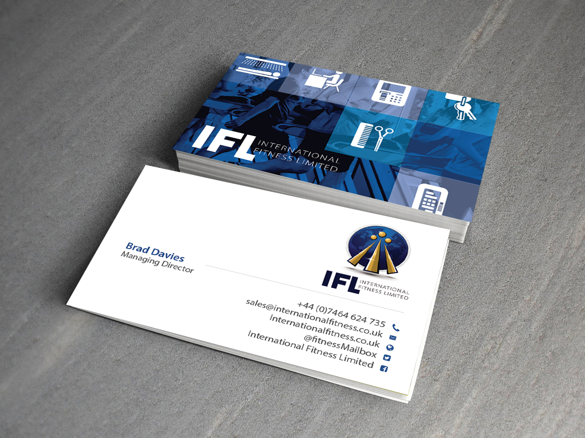Design de Carte de Visite par Creations Box 2015 pour International Fitness Limited | Design #9771226