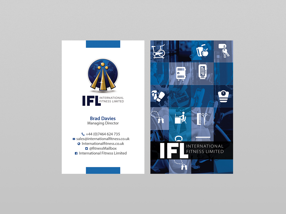 Business Card Design by Creations Box 2015 for International Fitness Limited | Design #9771228