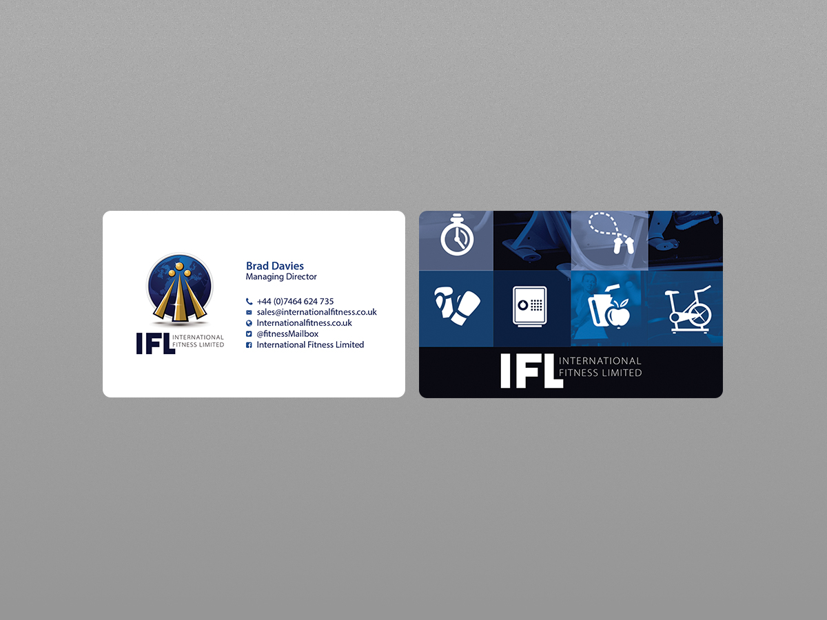 Business Card Design by Creations Box 2015 for International Fitness Limited | Design #9771230