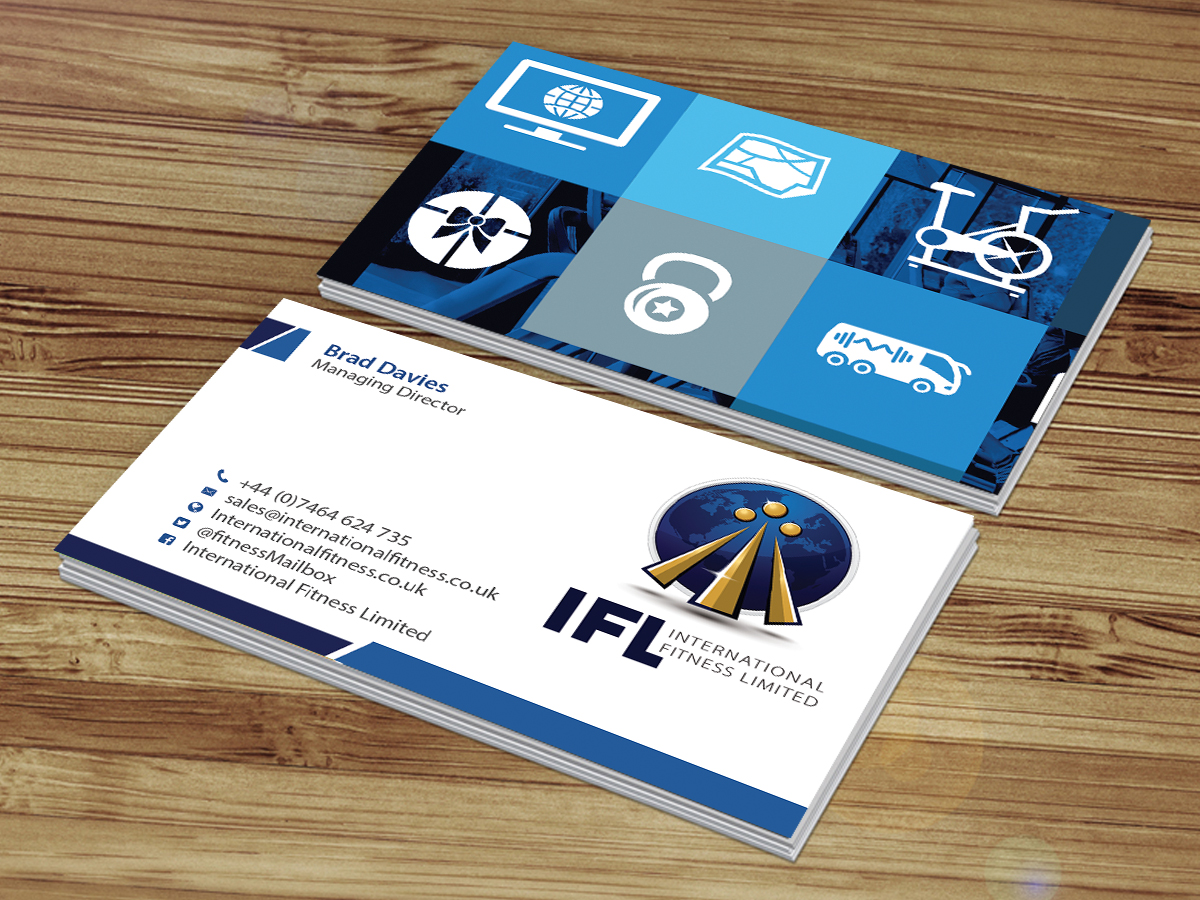 Business Card Design by Creations Box 2015 for International Fitness Limited | Design #9771277