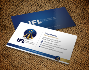 Business Card Design by Brand aid for International Fitness Limited | Design: #9782684
