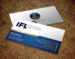 Business Card Design by Brand aid for International Fitness Limited | Design: #9782686