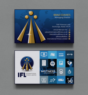 Business Card Design by chandrayaan.creative for International Fitness Limited | Design: #9795304