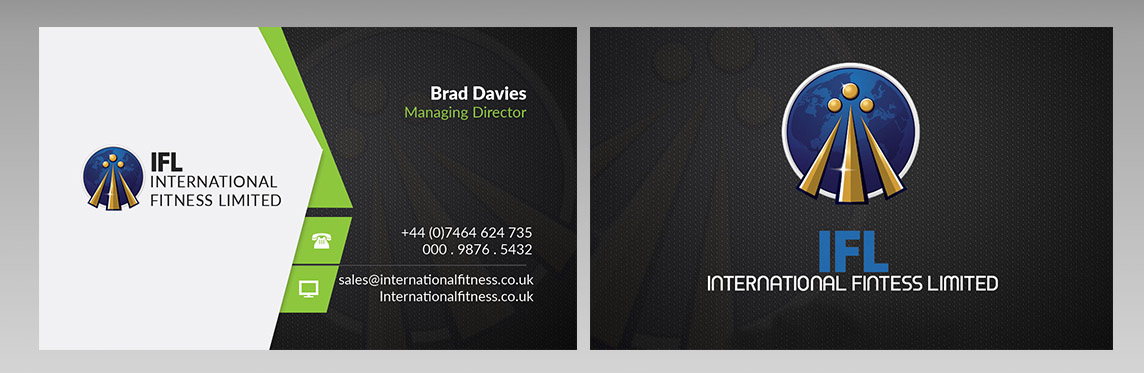 Business Card Design by gomesalla for International Fitness Limited | Design #9754945