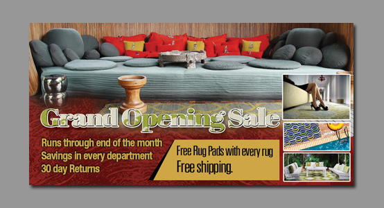 Banner-Design von kamran.gfm für Incredible Rugs and Decor | Design #9747090