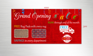 Banner-Design von AditiArts für Incredible Rugs and Decor | Design: #9766409