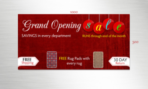 Banner-Design von AditiArts für Incredible Rugs and Decor | Design: #9813228