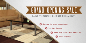 Banner-Design von lifesign für Incredible Rugs and Decor | Design: #9730720