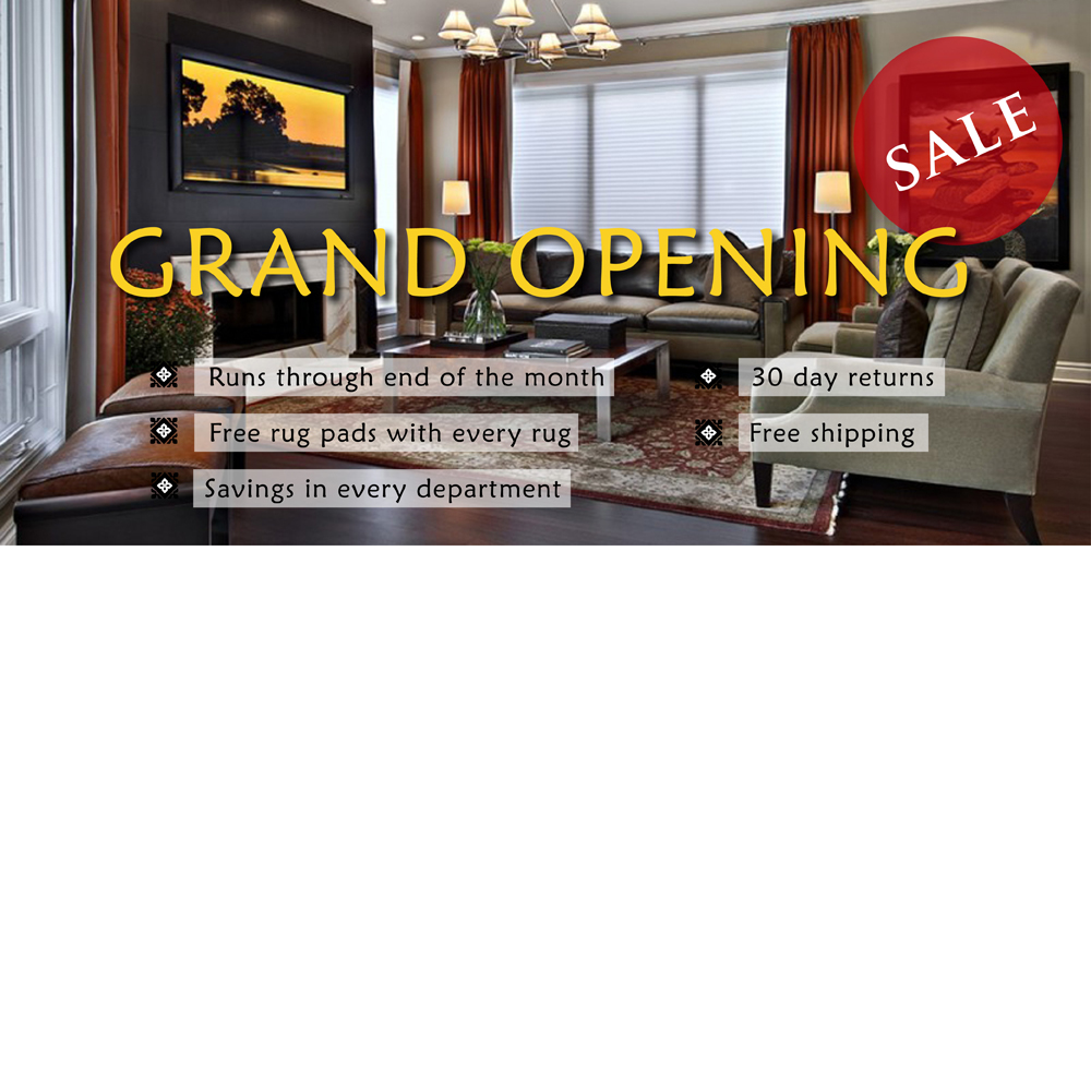 Banner Ad Design by renata for Incredible Rugs and Decor | Design #9774516