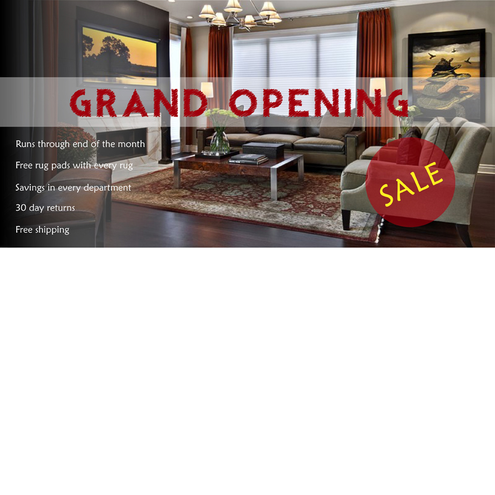 Banner Ad Design by renata for Incredible Rugs and Decor | Design #9774837