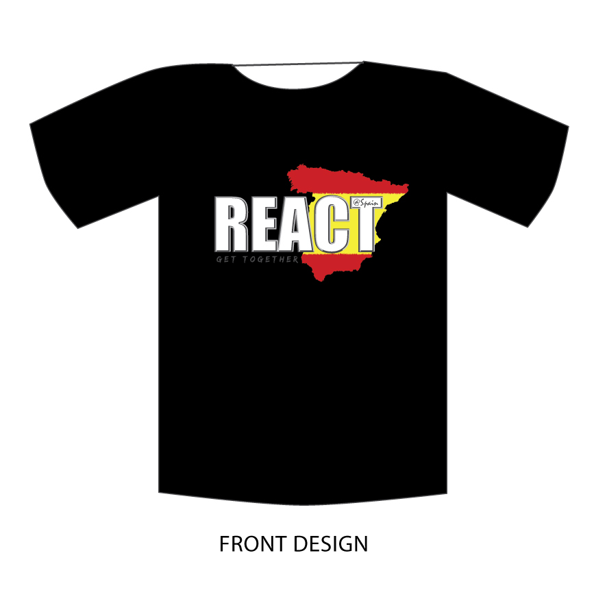 T-shirt Design by NG KIA HUI for REACT 2013 | Design #2115635