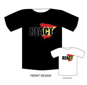 T-shirt Design by NG KIA HUI for REACT 2013 | Design: #2115660