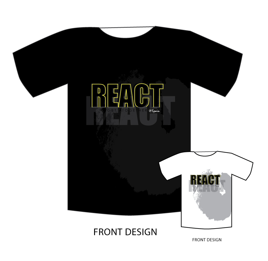 T-shirt Design by NG KIA HUI for REACT 2013 | Design #2115744