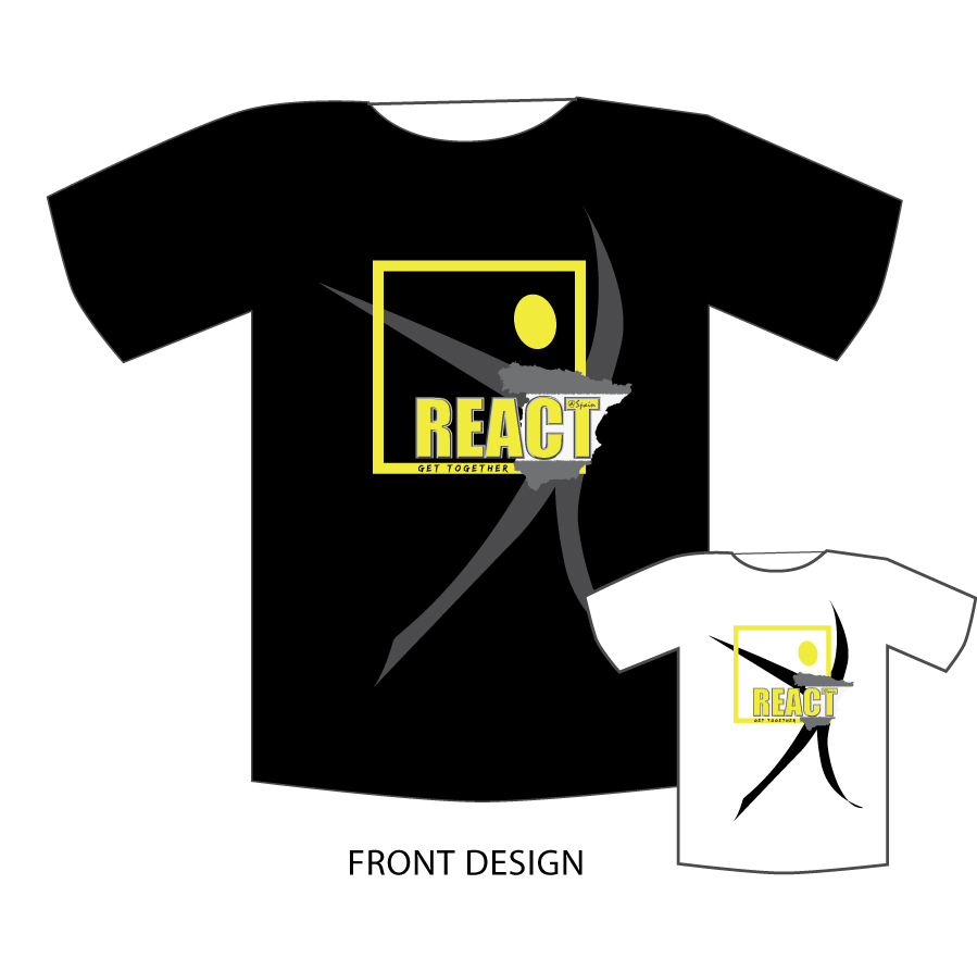 T-shirt Design by NG KIA HUI for REACT 2013 | Design #2115841