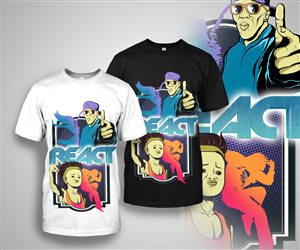 T-shirt Design by acehoodrich for REACT 2013 | Design: #2117596