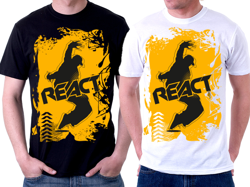 Design de T-shirt par Enzzok pour REACT 2013 | Design #2108164