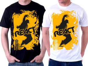 T-shirt Design by Enzzok for REACT 2013 | Design: #2108164