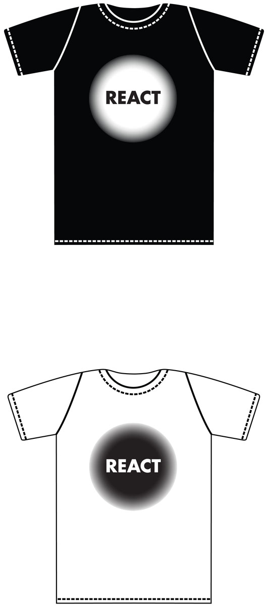 T-shirt Design by foo for REACT 2013 | Design #2107825