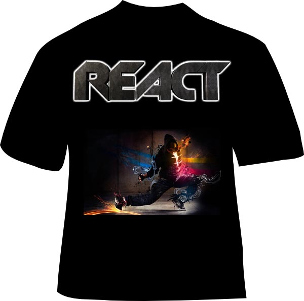 Diseño de Camiseta por mirTech para REACT 2013 | Diseño #2112526