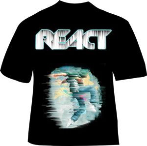 T-shirt Design by mirTech for REACT 2013 | Design: #2112577