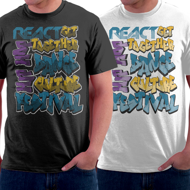 T-shirt Design by E.Z. Teez for REACT 2013 | Design #2110052