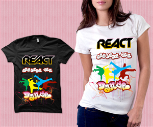 T-shirt Design by sathiyamurthy for REACT 2013 | Design: #2111050