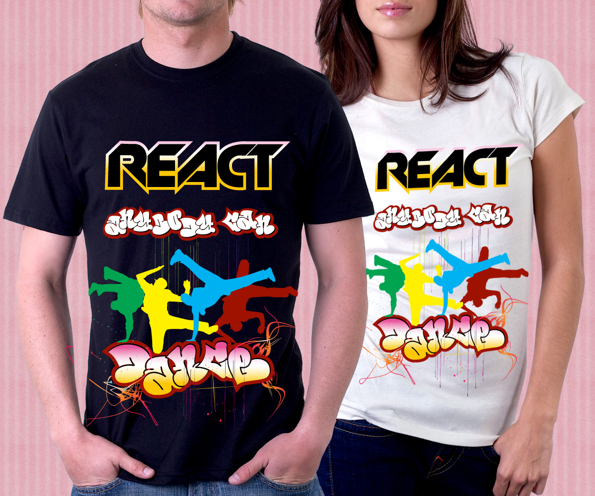 Design de T-shirt par sathiyamurthy pour REACT 2013 | Design #2111060