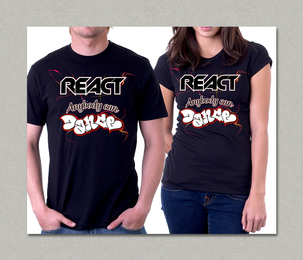T-shirt Design by sathiyamurthy for REACT 2013 | Design #2114044