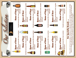 Diseño de Brochure por Lara Taylor para Black Magic Beer Distribution | Diseño #2128775
