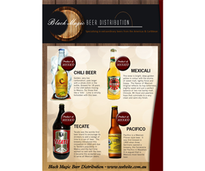 Diseño de Brochure por TheStableDesign para Black Magic Beer Distribution | Diseño #2155284