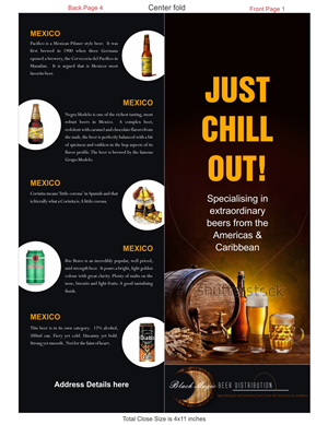 Brochure Design by Ramaling Belkote for Black Magic Beer Distribution | Design: #2112821