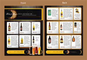 Brochure Design by meet007 for Black Magic Beer Distribution | Design: #2113198