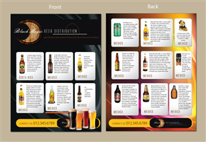 Brochure Design by meet007 for Black Magic Beer Distribution | Design: #2113261