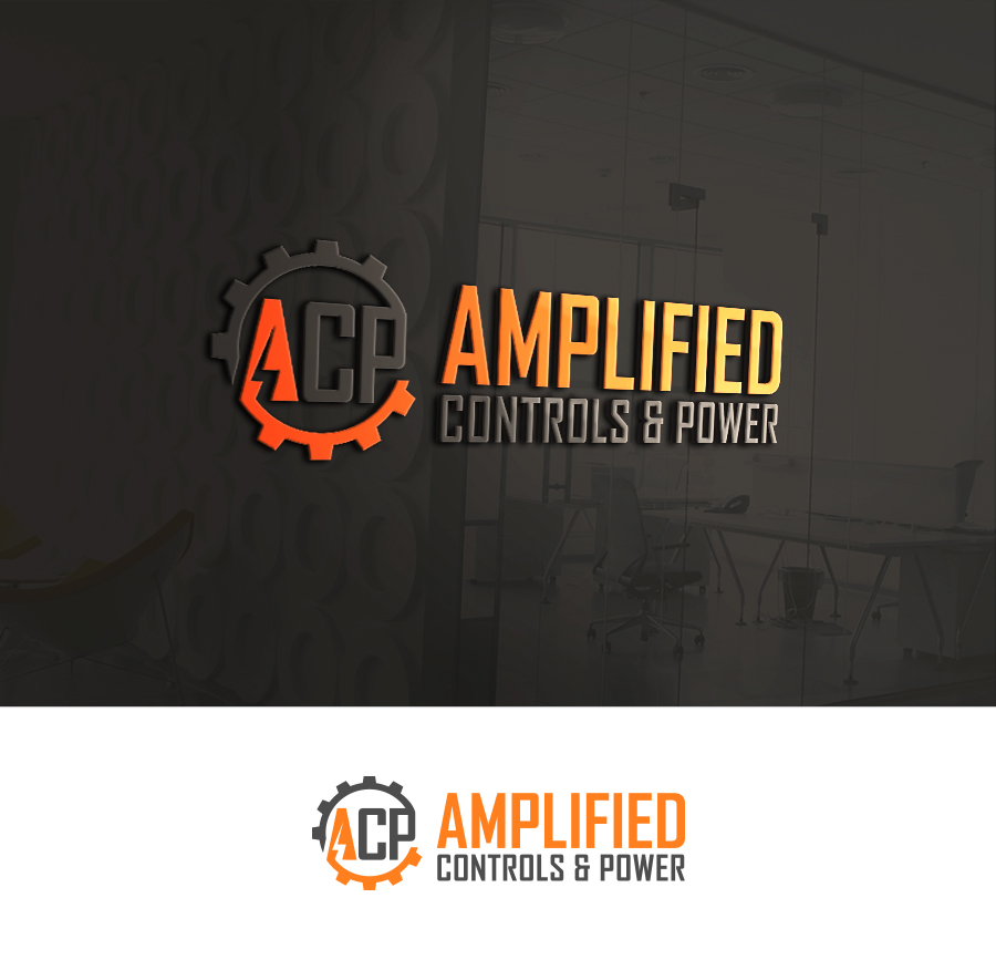 Logo Design by AM Interactive Design for Amplified Controls & Power | Design: #10382926