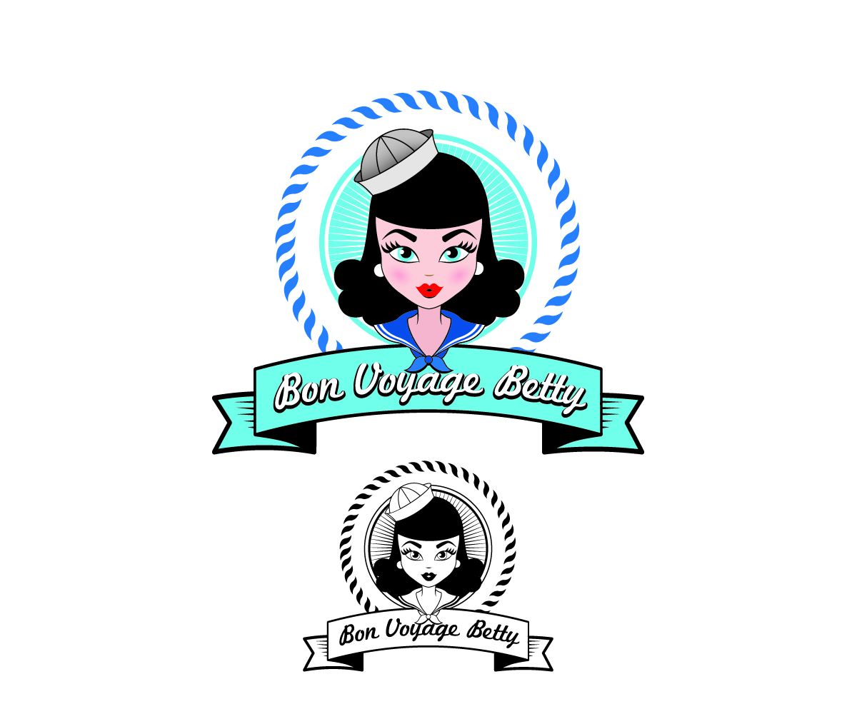 Logo Design by R M for Bon Voyage Betty | Design #9837083
