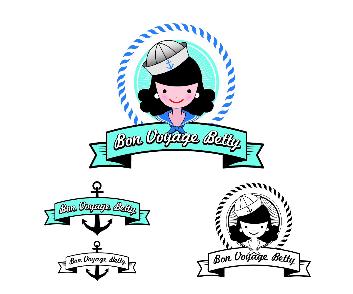 Logo Design by R M for Bon Voyage Betty | Design #9856001