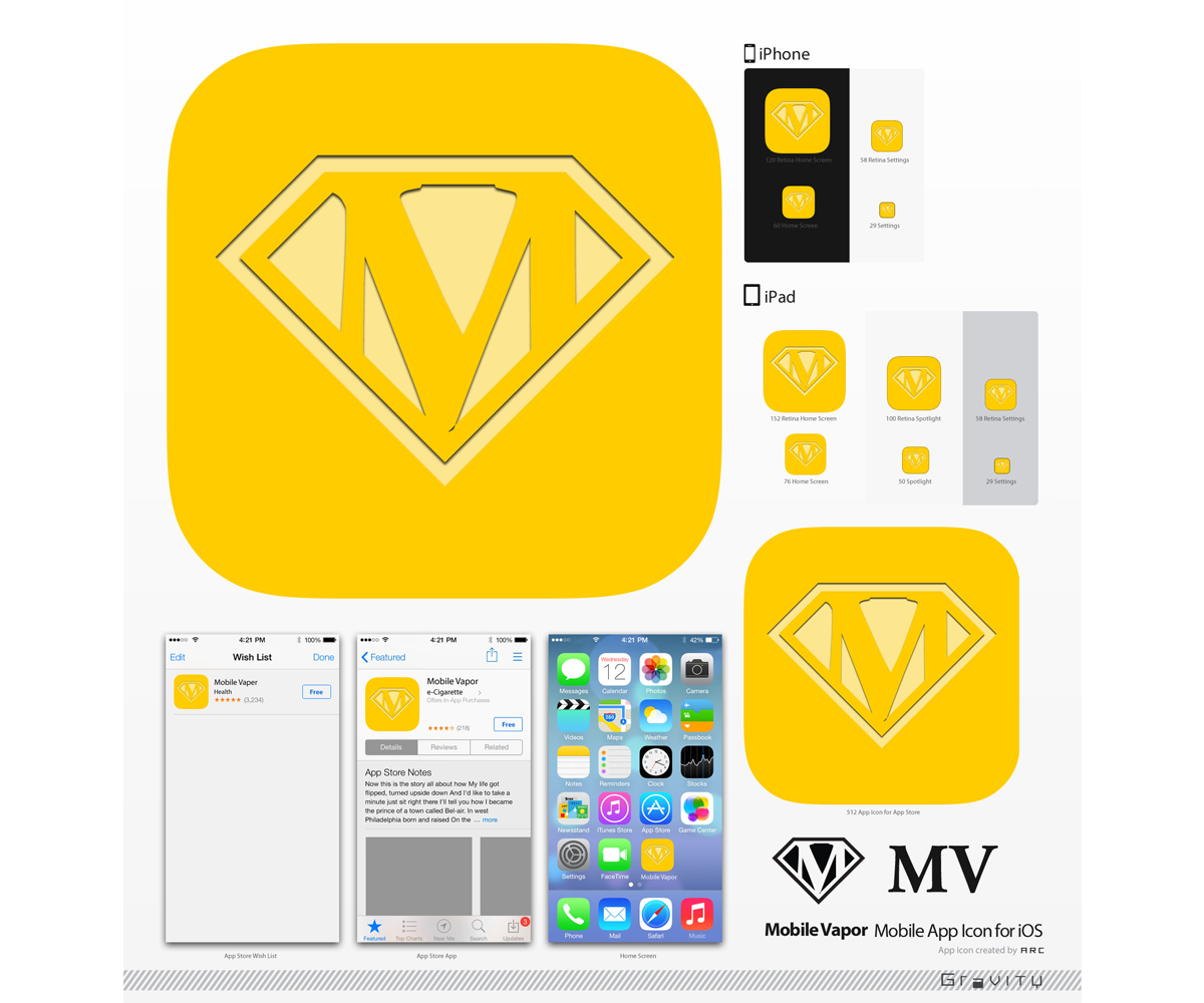 Logo Design by ARC for Mobile Vaper | Design #2112260