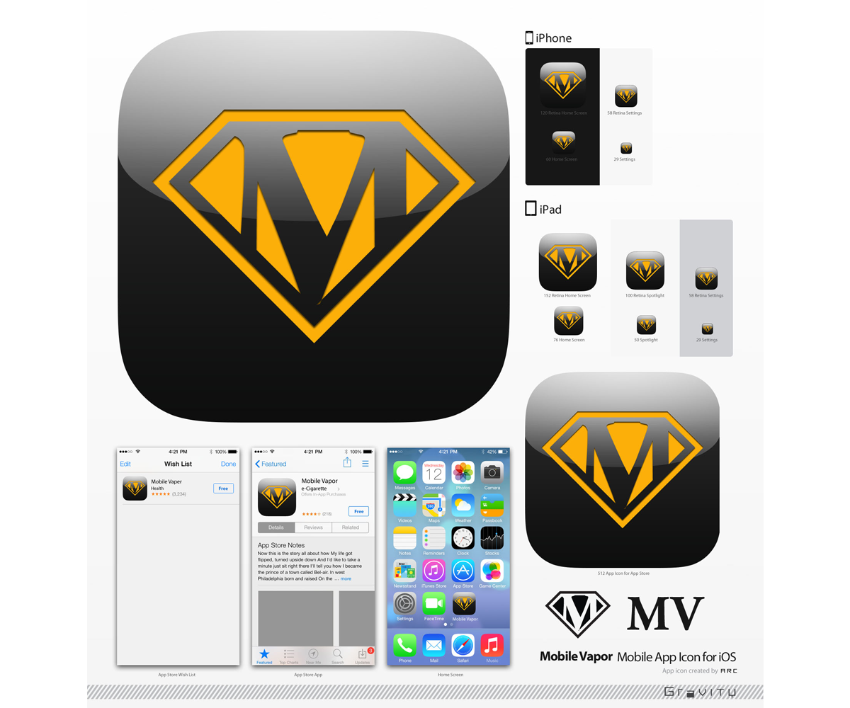 Logo Design by ARC for Mobile Vaper | Design #2112309