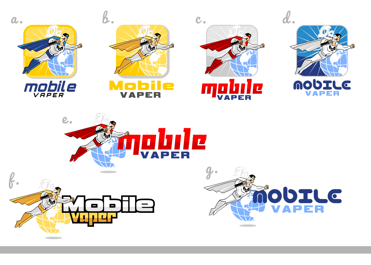 Logo Design by YOS for Mobile Vaper | Design: #2154641