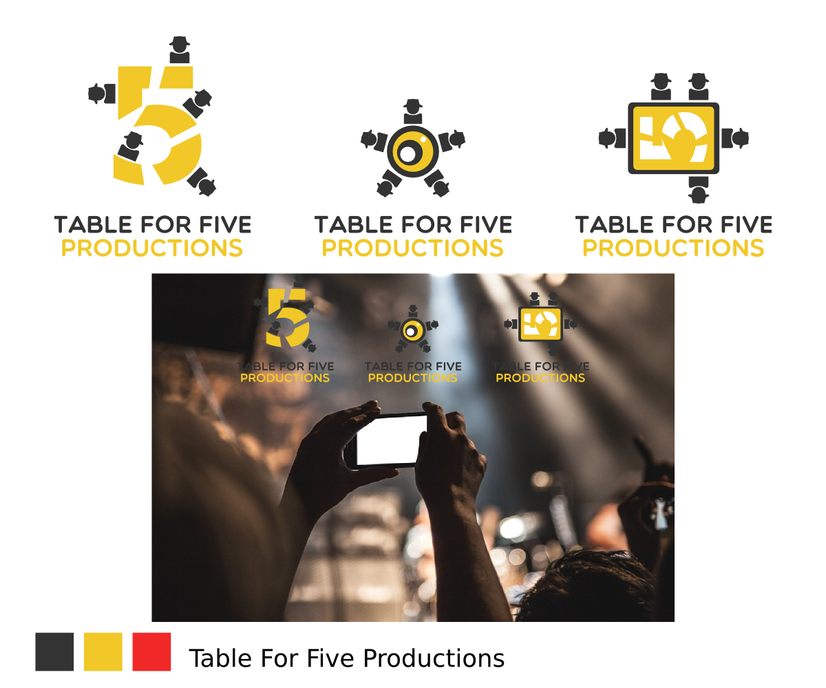 Diseño de Logo por Tycoone para Table For Five Productions | Diseño #9748535