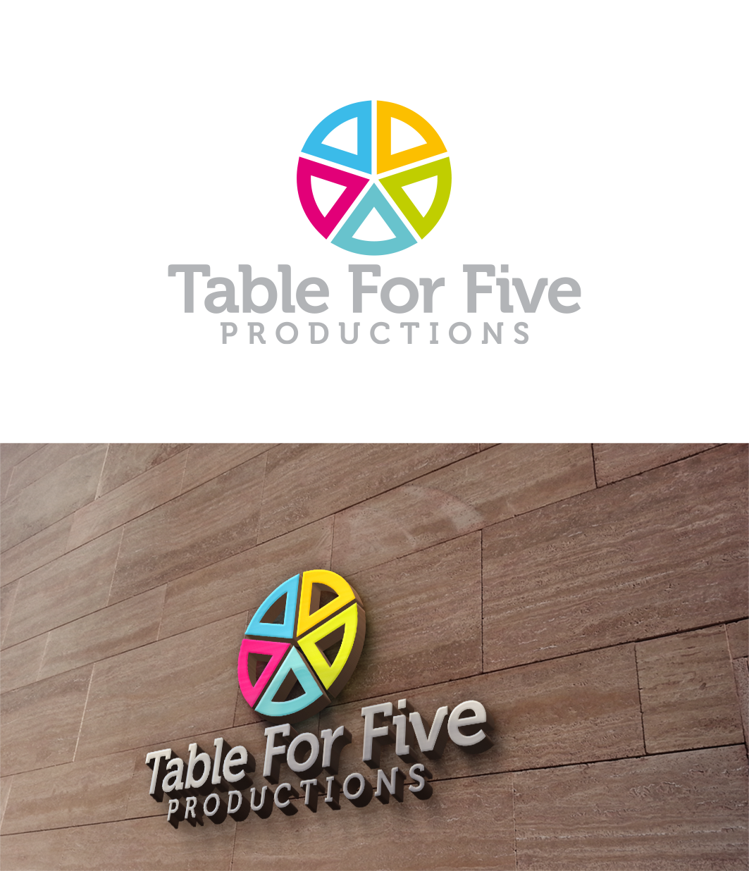 Logo Design by trufya for Table For Five Productions | Design #9854242
