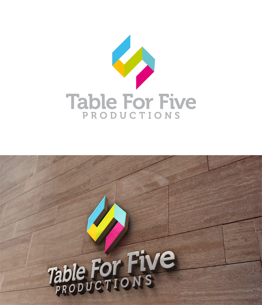 Logo Design by trufya for Table For Five Productions | Design #9854250